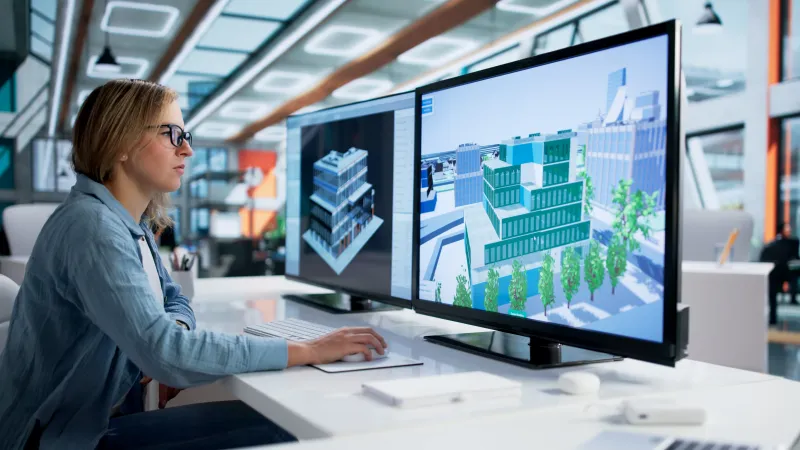 Engineering consultants planning electrical and mechanical systems for civilian public service buildings.